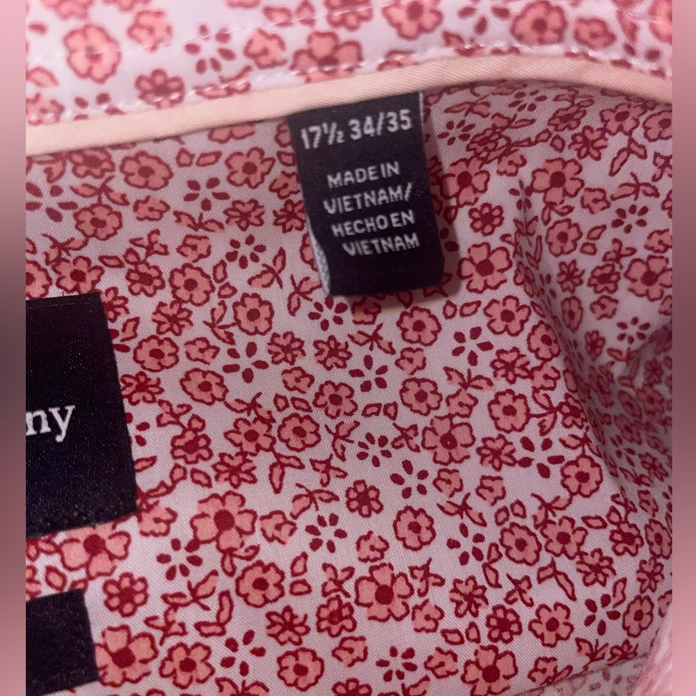 Psycho Bunny 🐰 small floral print, size 34/35 neck 17 1/2 - Picture 7 of 7